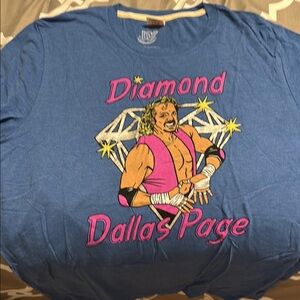 HOMAGEWWE Diamond Dallas Page Blue Graphic Tee